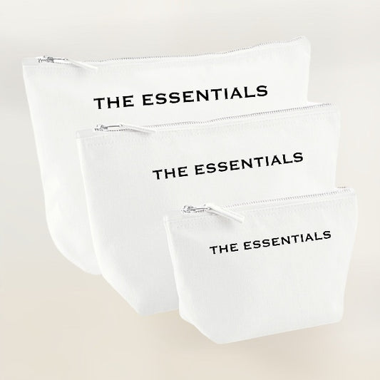 The Essentials Pouch White